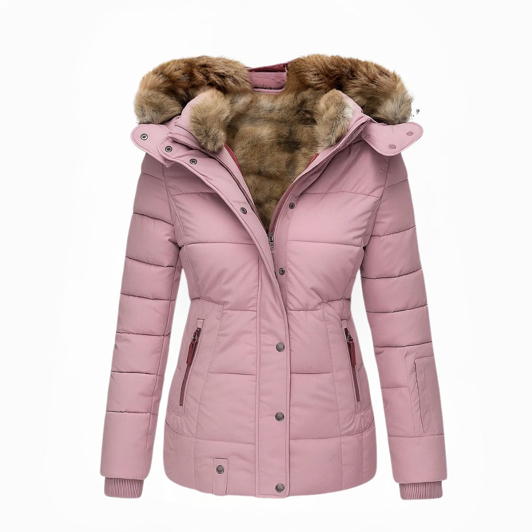 Forêt d'Hiver | Manteau d'hiver avec doublure en fourrure