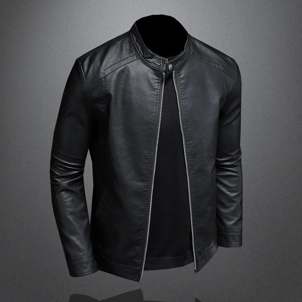 Veste en cuir classique