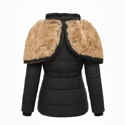 Forêt d'Hiver | Manteau d'hiver avec doublure en fourrure