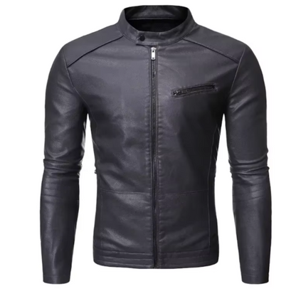 Veste en cuir élégante