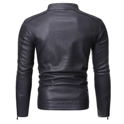 Veste en cuir élégante