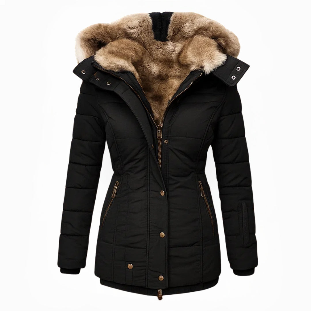 Forêt d'Hiver | Manteau d'hiver avec doublure en fourrure