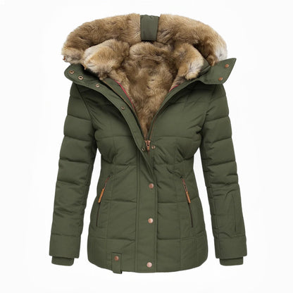 Forêt d'Hiver | Manteau d'hiver avec doublure en fourrure