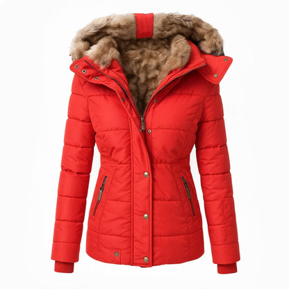 Forêt d'Hiver | Manteau d'hiver avec doublure en fourrure
