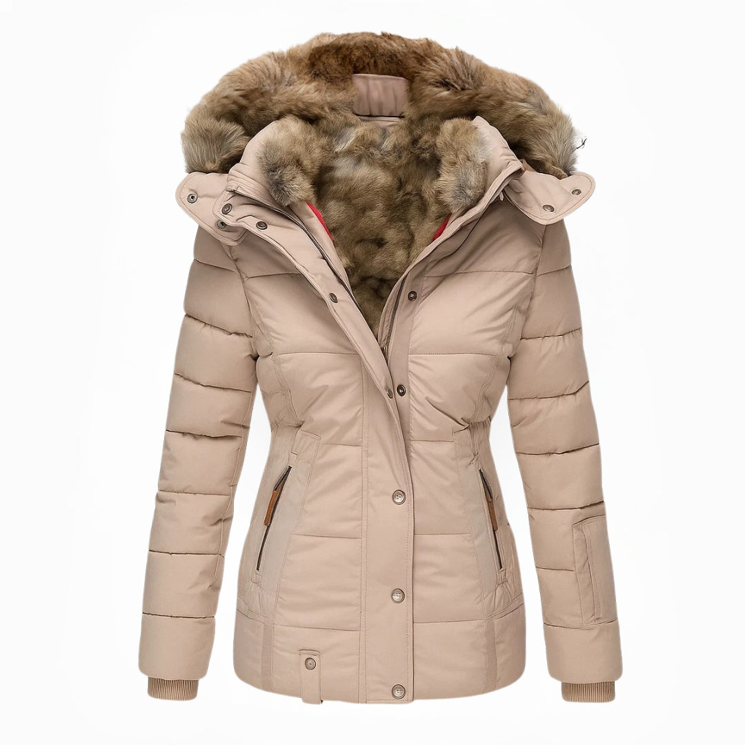 Forêt d'Hiver | Manteau d'hiver avec doublure en fourrure
