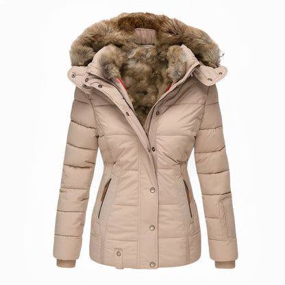 Forêt d'Hiver | Manteau d'hiver avec doublure en fourrure