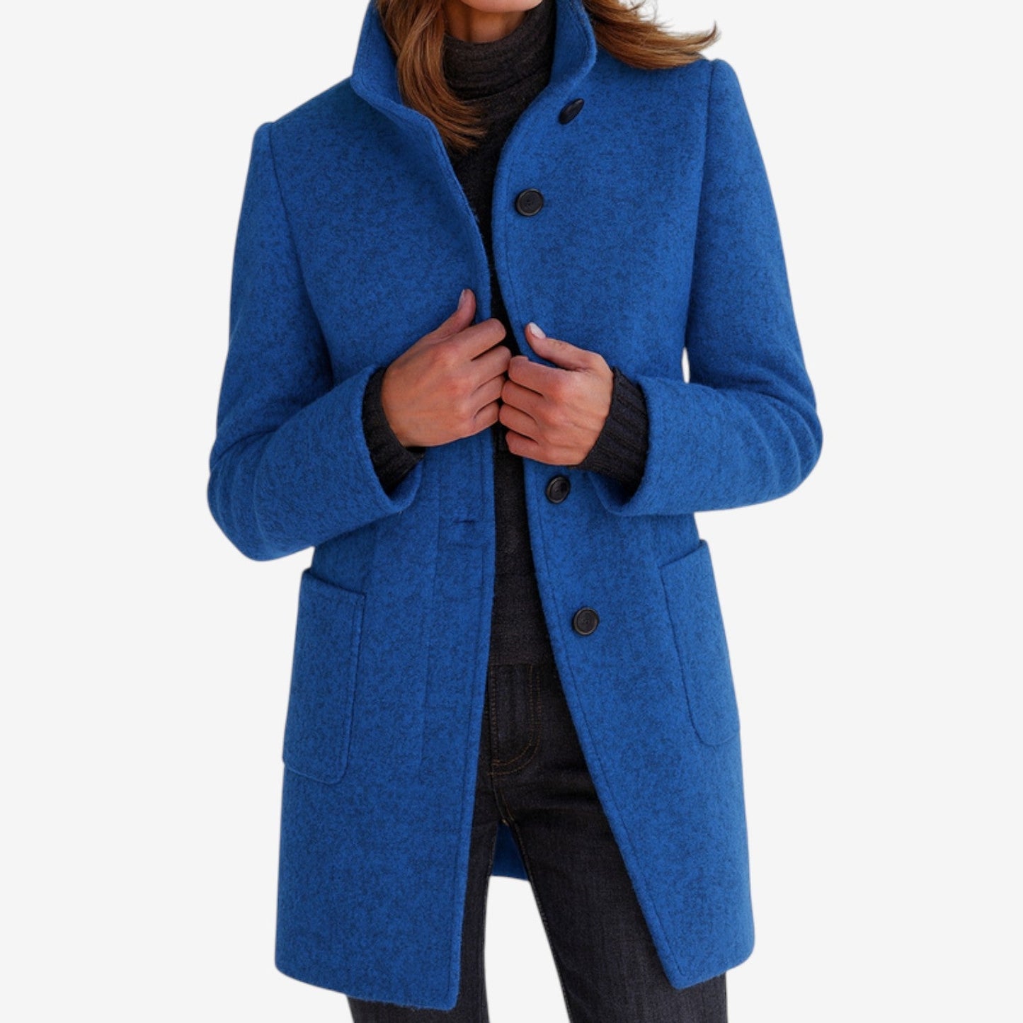 Mélorine™ Manteau Classique en Mélange