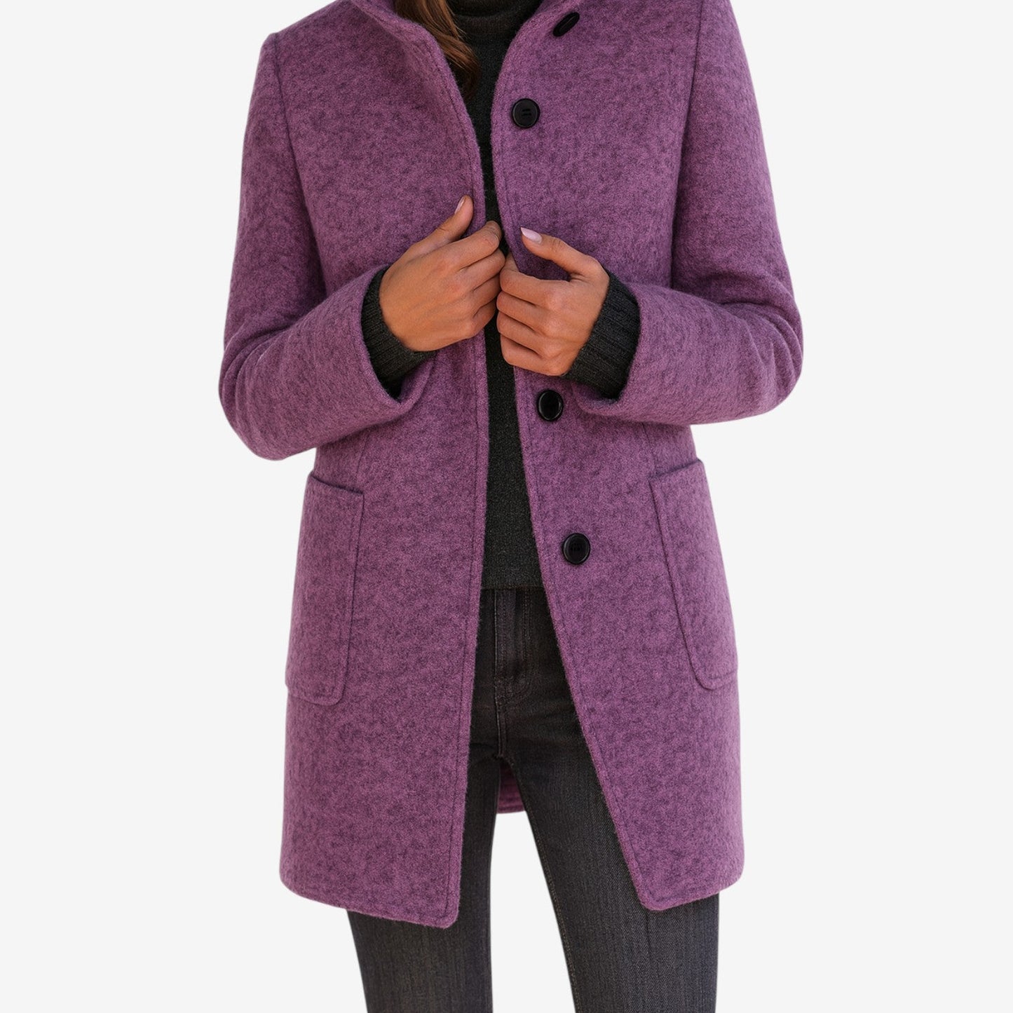 Mélorine™ Manteau Classique en Mélange