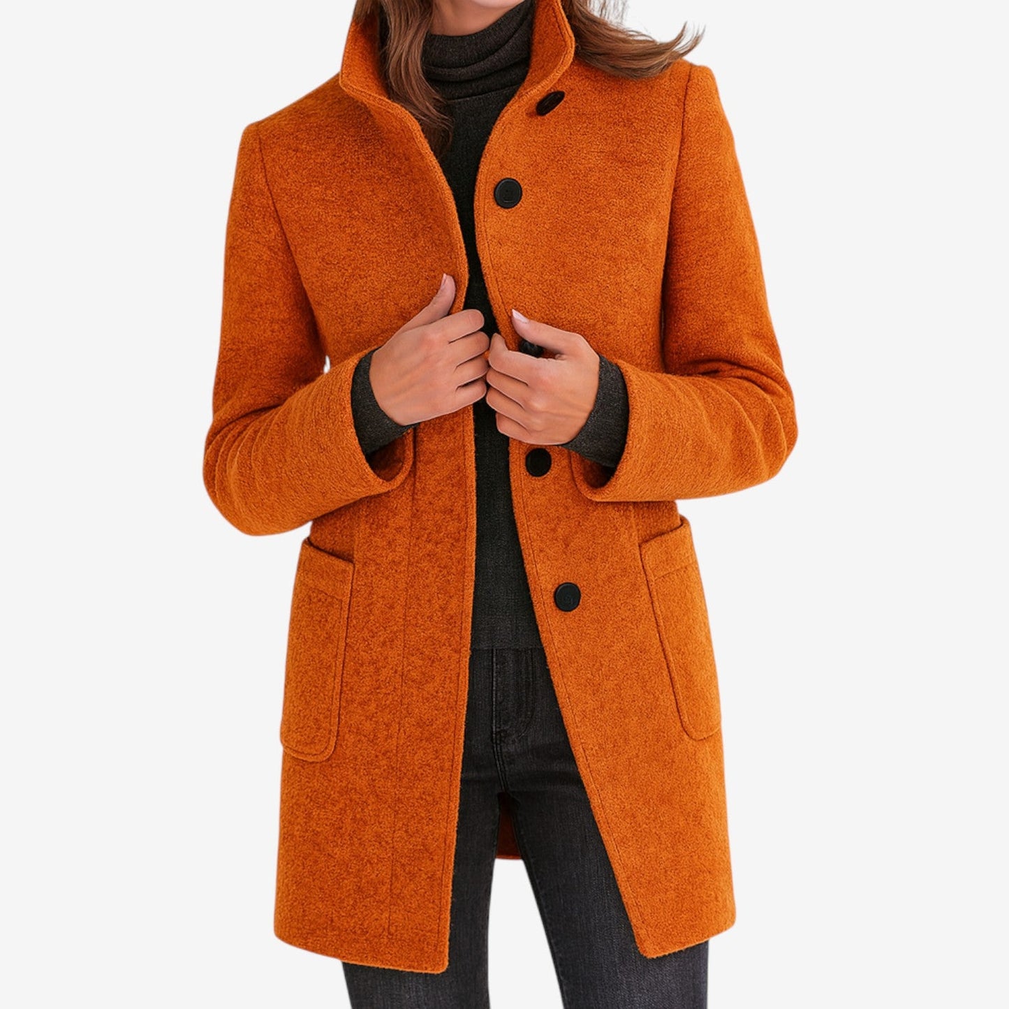 Mélorine™ Manteau Classique en Mélange