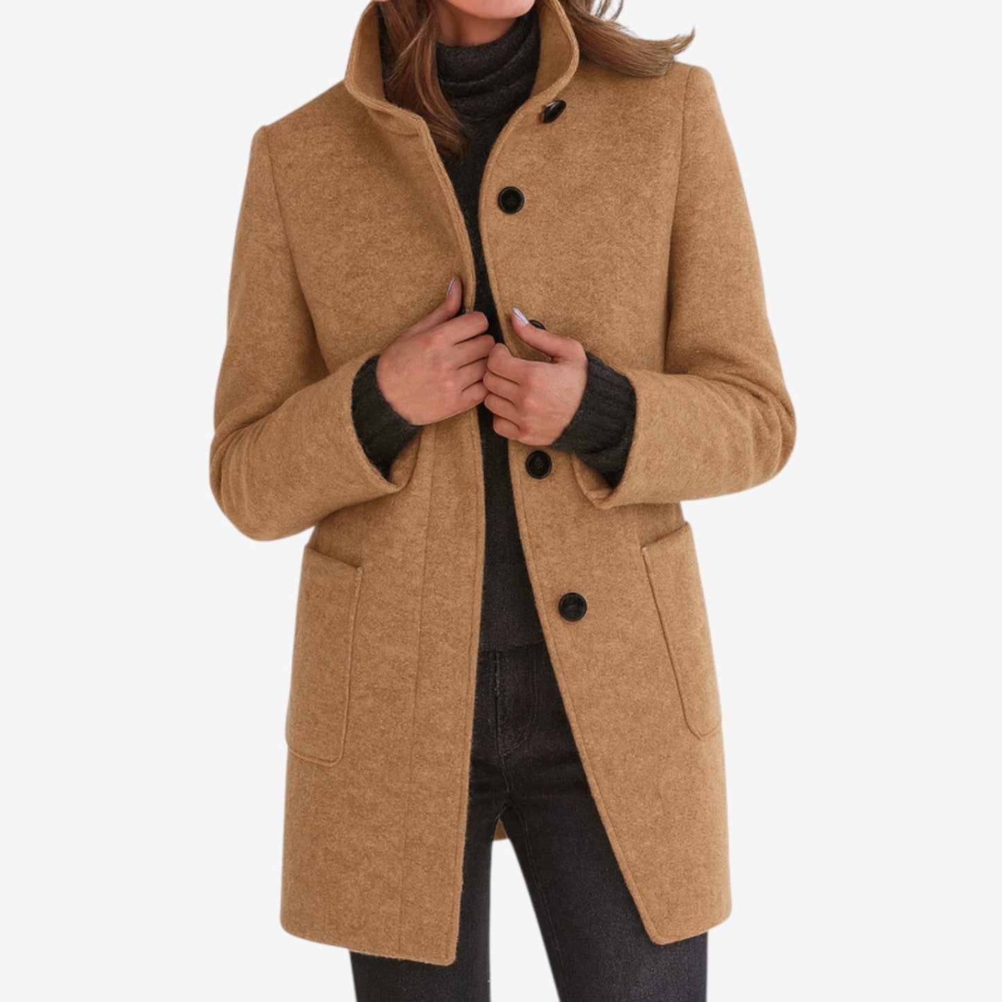 Mélorine™ Manteau Classique en Mélange