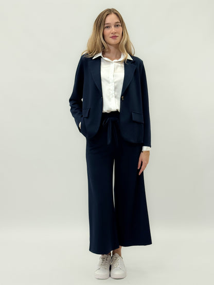 Veste monopette avec poches avant