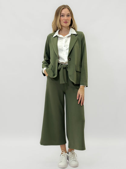 Veste monopette avec poches avant