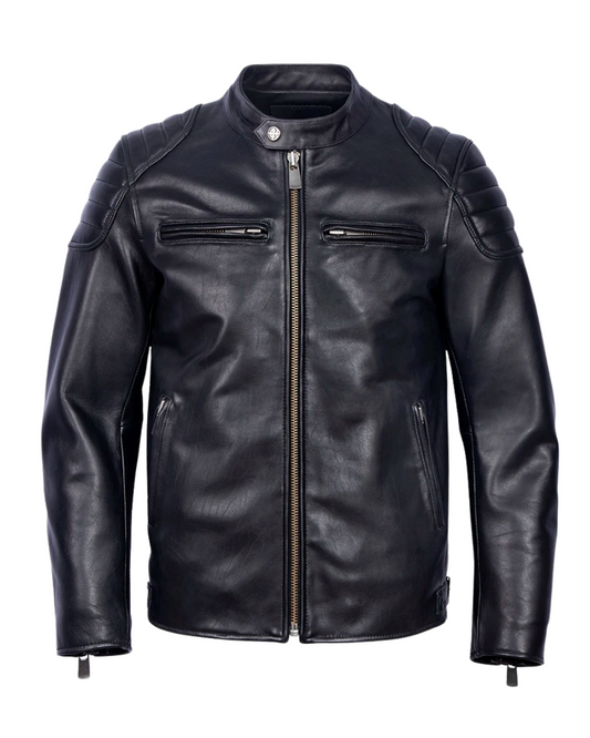Veste en cuir vintage