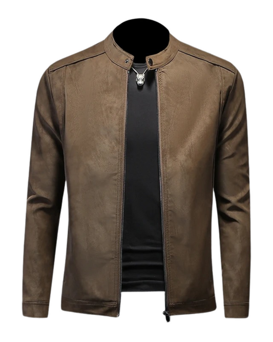 Veste en cuir de haute qualité