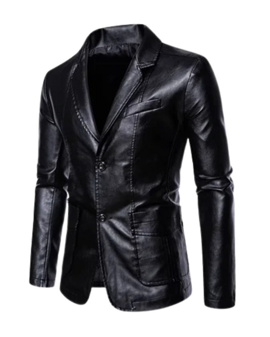 Veste en Cuir Business Casual
