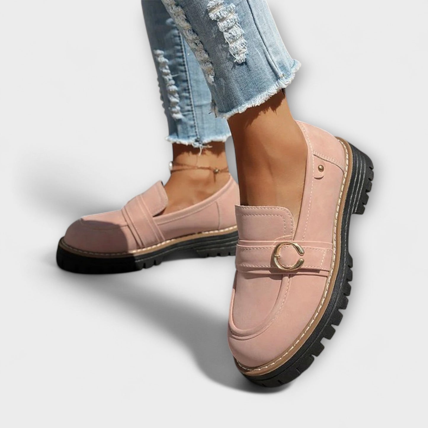 Lora™ | Mocassins Décontractés à Bout Rond