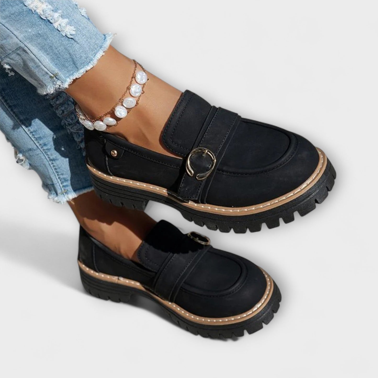 Lora™ | Mocassins Décontractés à Bout Rond