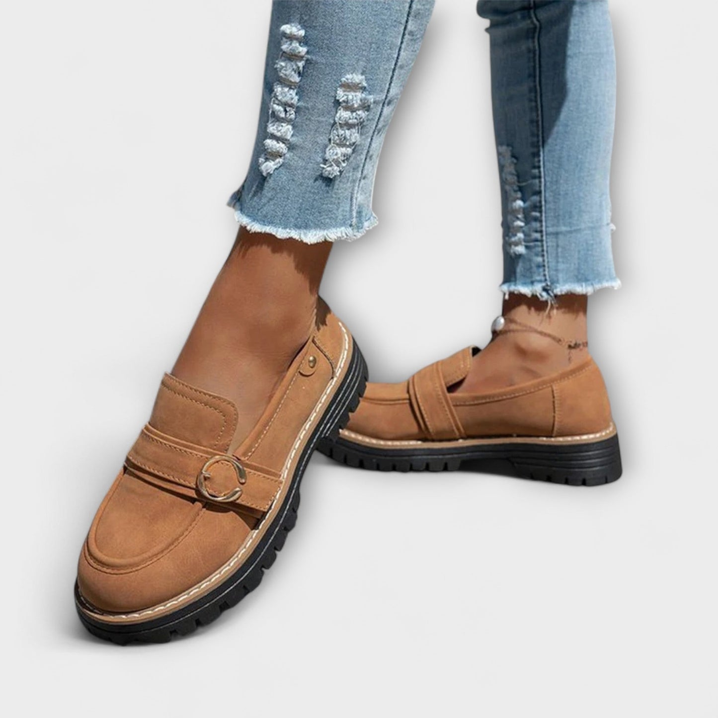 Lora™ | Mocassins Décontractés à Bout Rond