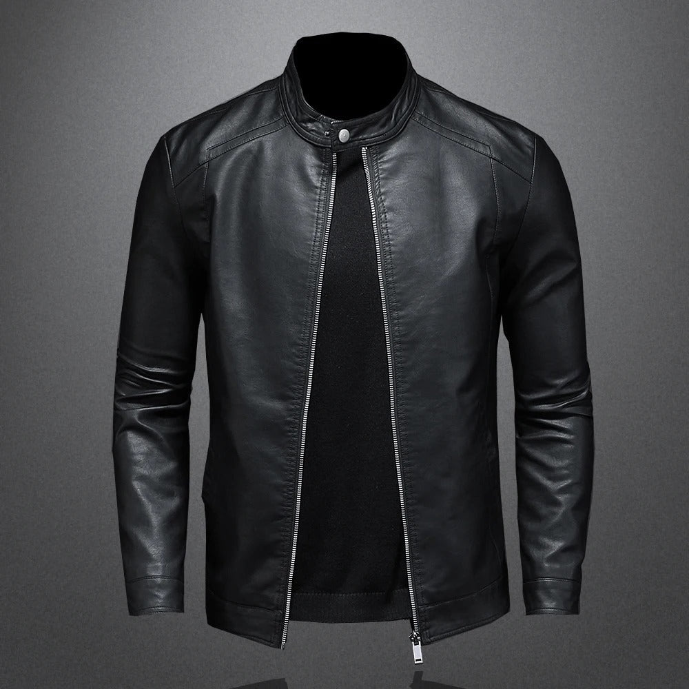 Veste en cuir classique
