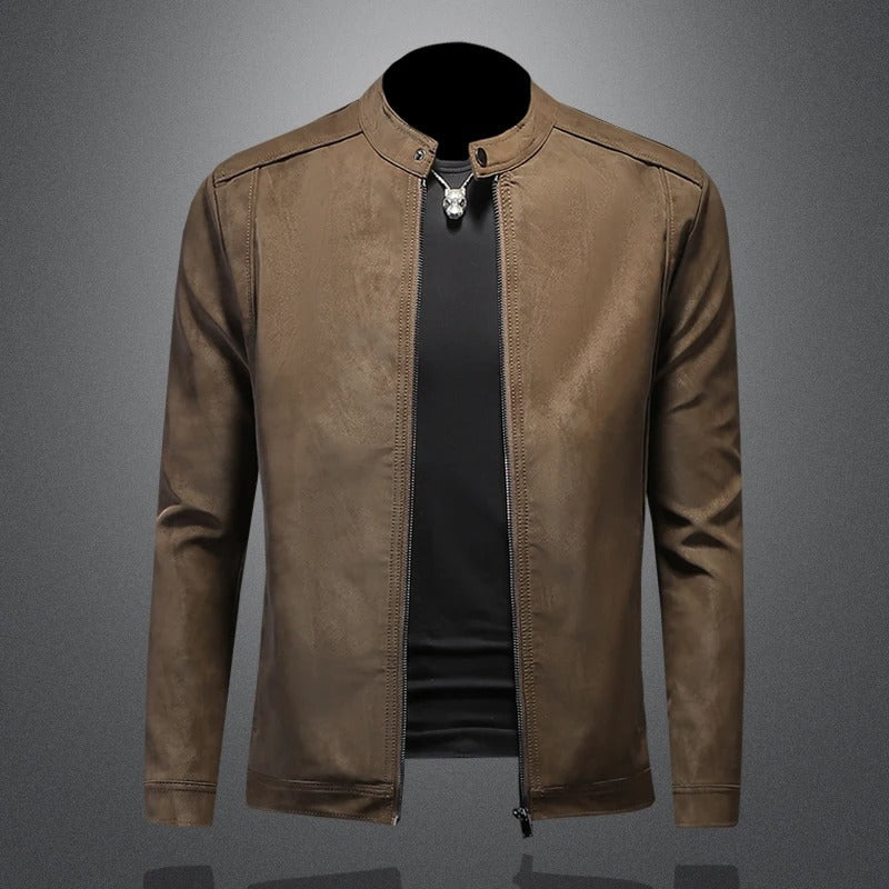 Veste en cuir de haute qualité