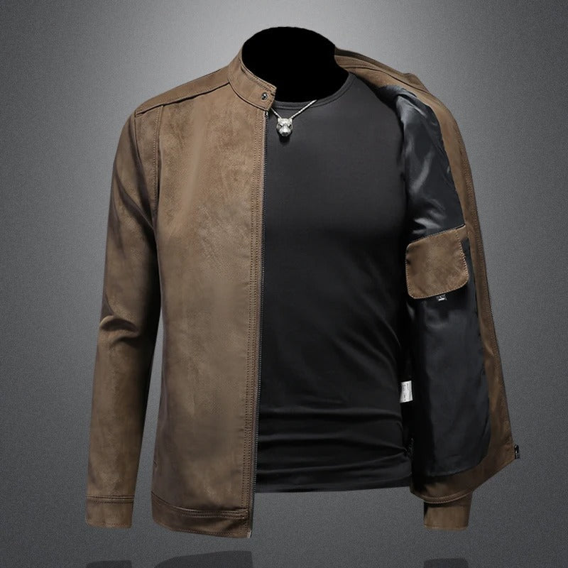 Veste en cuir de haute qualité