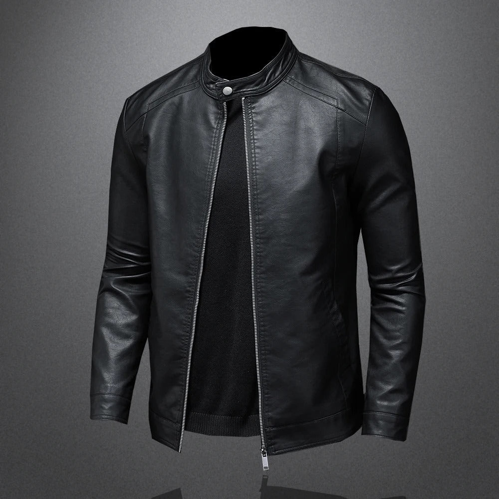 Veste en cuir classique