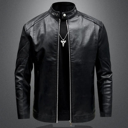 Veste en cuir pour homme élégante