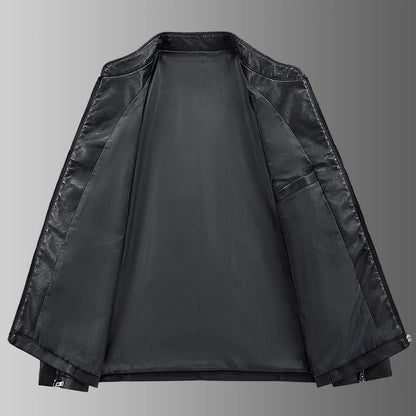 Veste en cuir motard