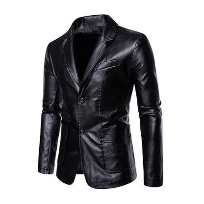 Veste en Cuir Business Casual