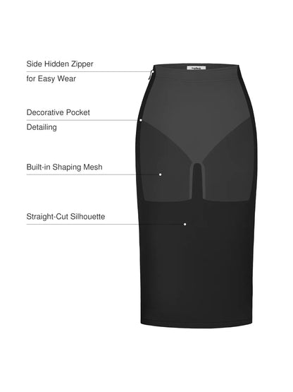 Jupe Fitted Commuter SculptEase