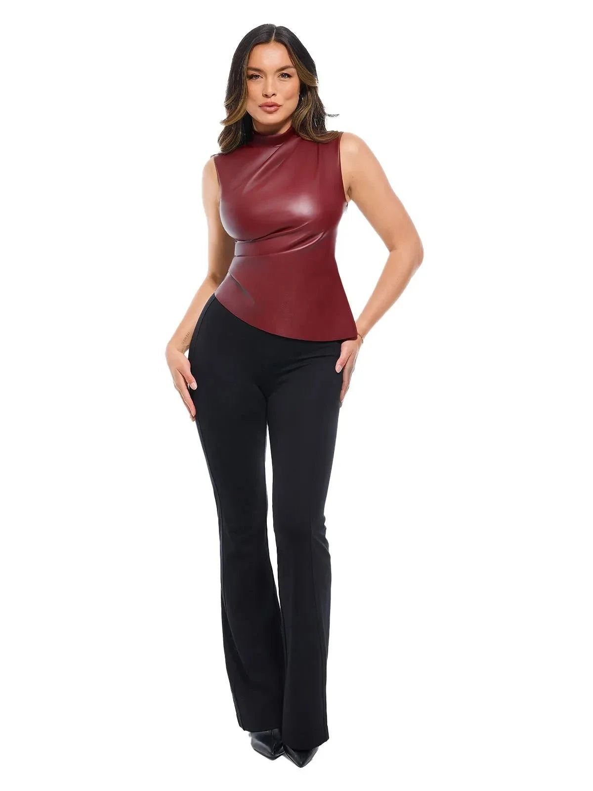 Body Sculptant 3-en-1 en Similicuir
