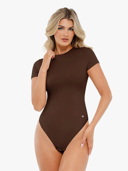 Body à manches courtes en shapewear Cloudsense