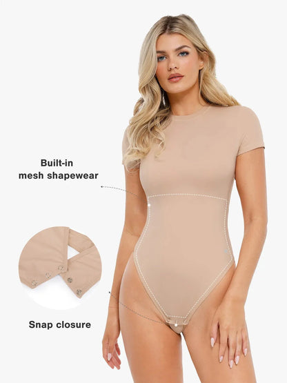Body à manches courtes en shapewear Cloudsense
