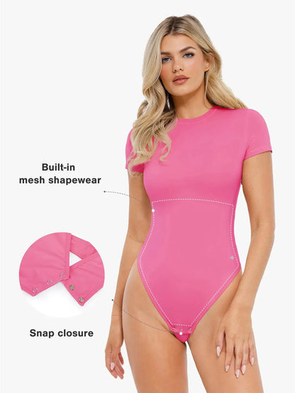 Body à manches courtes en shapewear Cloudsense