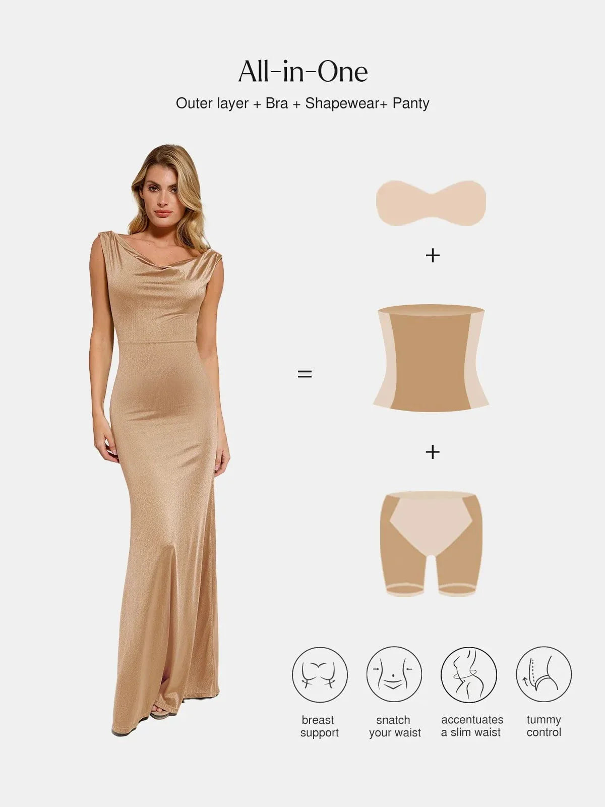 Robe Sirène Sculptante Convertible Shapewear