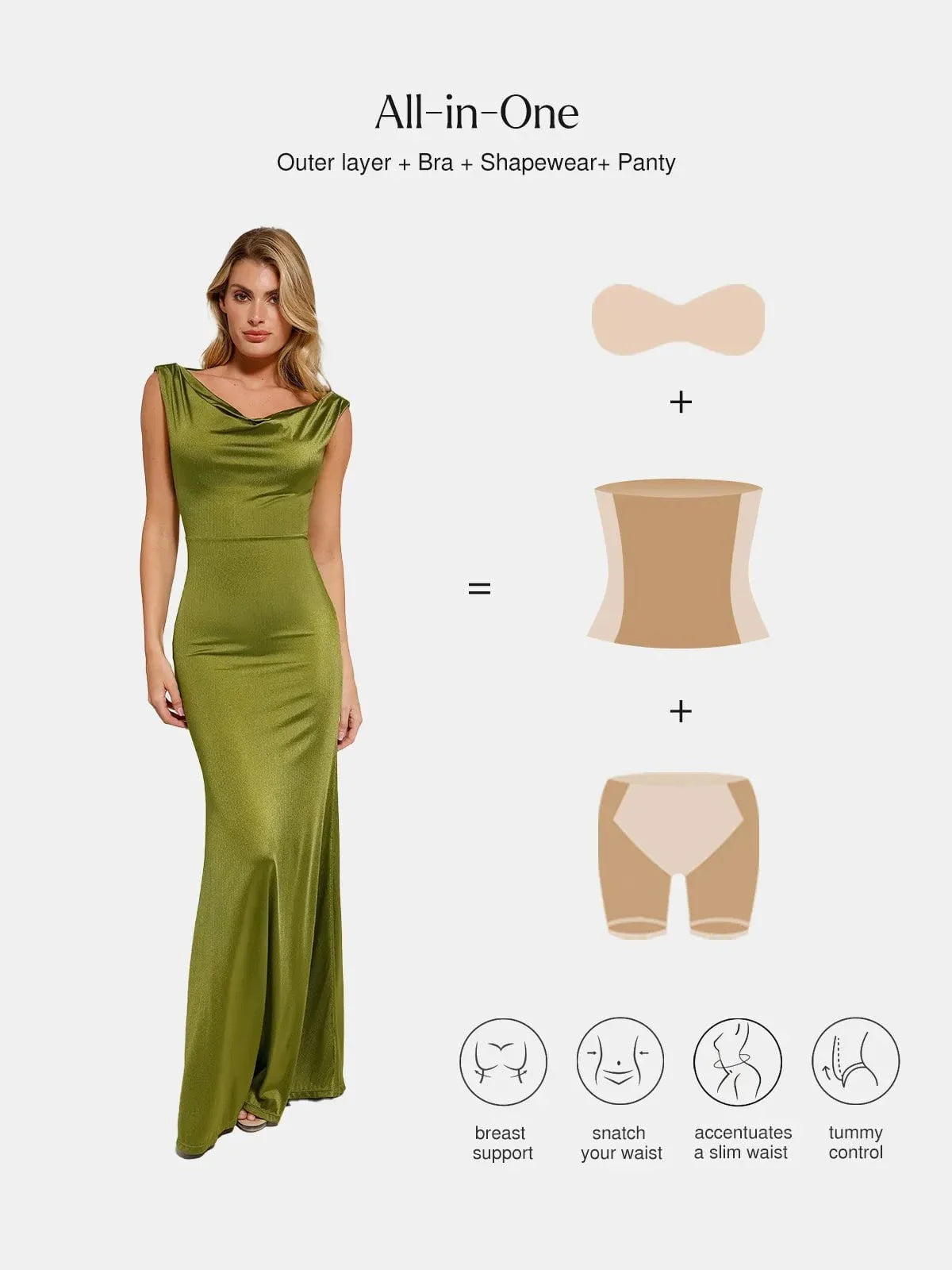 Robe Sirène Sculptante Convertible Shapewear