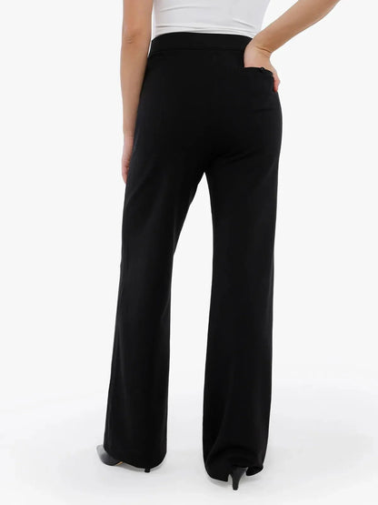 Pantalons Ponte Évasés Taille Haute Shapewear Executive