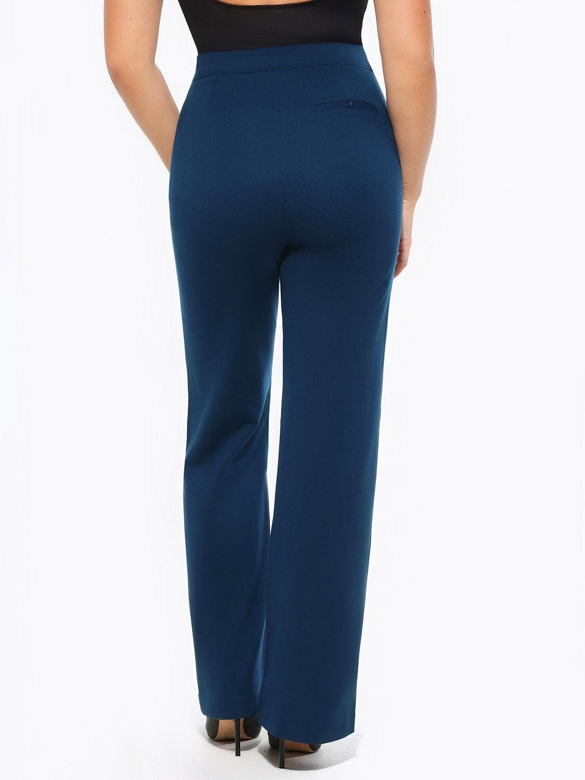 Pantalons Ponte Évasés Taille Haute Shapewear Executive