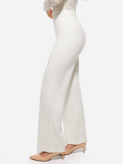 Pantalons Ponte Large à Taille Haute Shapewear Executive