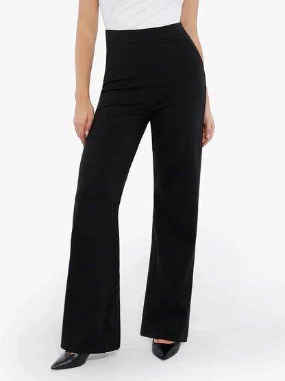 Pantalons Ponte Évasés Taille Haute Shapewear Executive