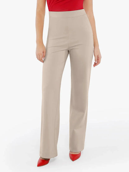 Pantalons Ponte Évasés Taille Haute Shapewear Executive