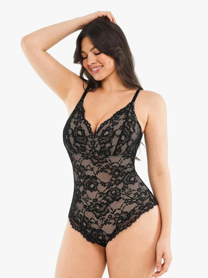 Body en Dentelle Complète Shapewear Contrôle Ferme