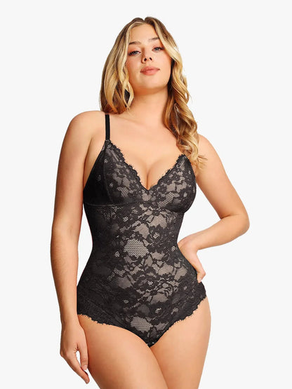 Body en Dentelle Complète Shapewear Contrôle Ferme