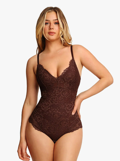 Body en Dentelle Complète Shapewear Contrôle Ferme