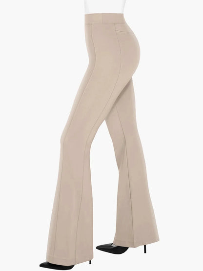 Pantalon Ponte à Jambes Évasées avec Contrôle du Ventre Shapewear Freedom