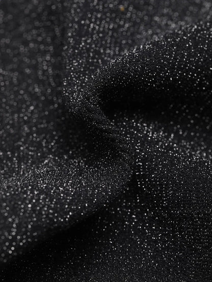 Robe Sculptante Métallique Sans Couture