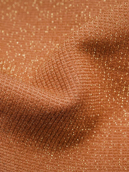 Body en Shapewear Métallique Sans Couture avec Contrôle du Ventre