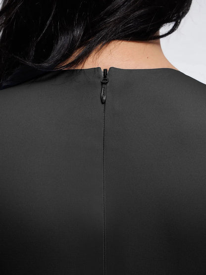 Body Shapewear Col V Manches Courtes Contrôle du Ventre