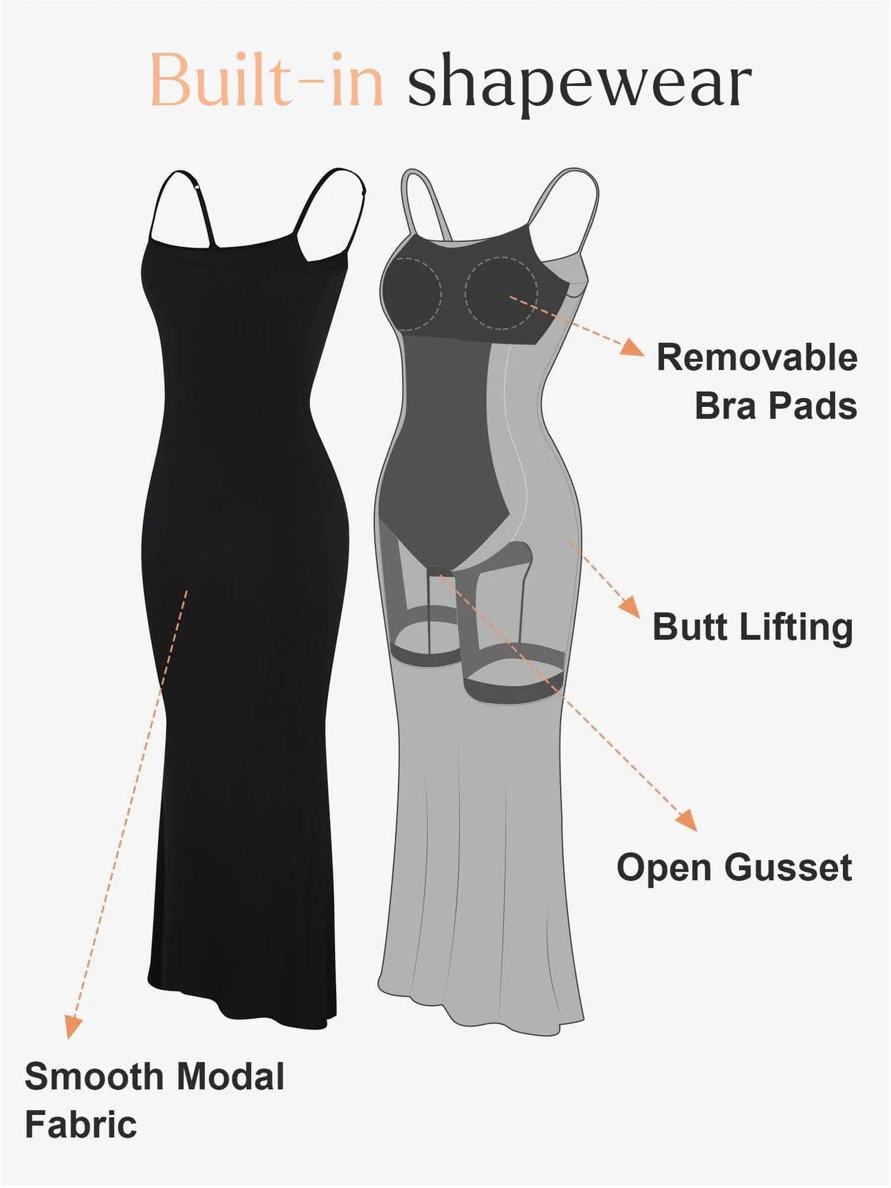 Robe Maxi Amincissante en Modal Shapewear