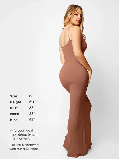 Robe Maxi Amincissante en Modal Shapewear